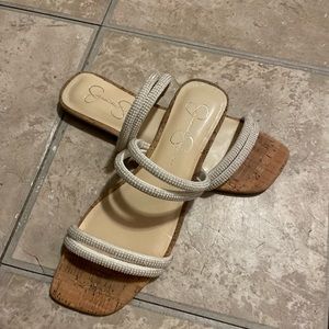 Beaded Jessica Simpson sandals